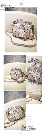 หมดค่ะ กระเป๋าLuluhouse รุ่น L79-02piv/iv กระเป๋าสไตล์เกาหลี นำเข้าของแท้ 